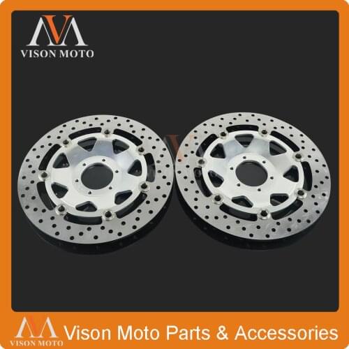 2PCS Front Floating Brake Disc Rotor For HONDA VFR800F VFR 800 F 800F FI VFR800FI 800FI 98 99 00 01 02 03 04 05 06 07 08 09-13