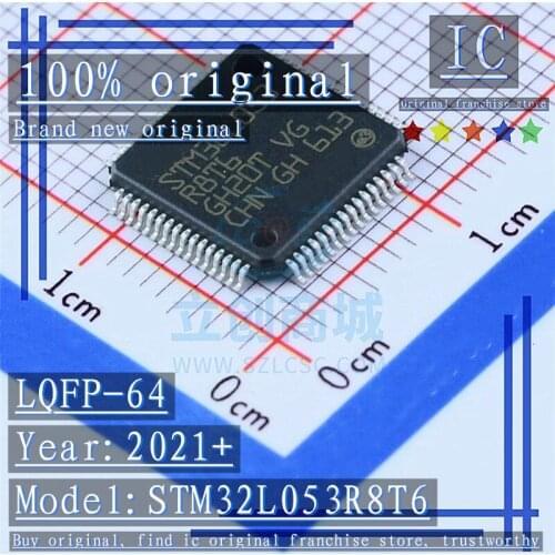 2021+ 100% Brand new original 1PCS-5PCS STM32L053R8T6 LQFP-64 Microcontroller chip