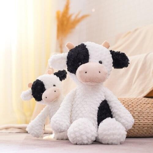 35/50CM New Cute Plush Milk Cow Toy Plush Stuffed Long Leg Cattle Animal Soft Doll Kids Toys Christmas Gift For Children Girls