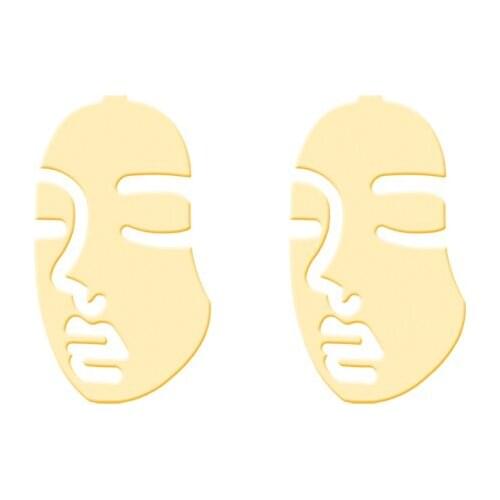 Abstract Face Earrings For Women Stainless Steel Picasso Art Earring Gothic Jewelry Bff Rose Gold Ear Studs Brinco Bijoux Femme