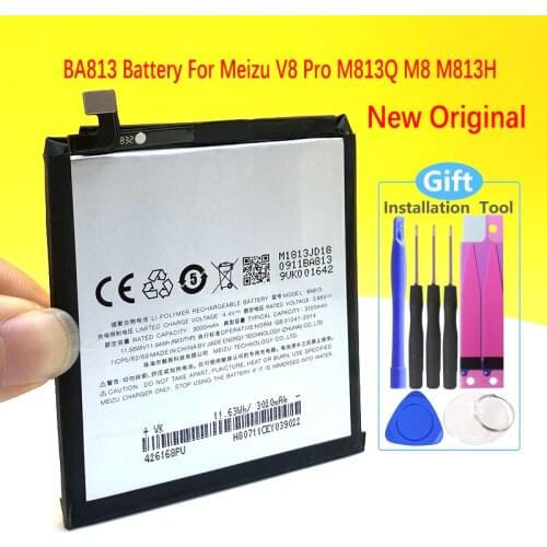 New Original In Stock BA813 Battery For Meizu V8 Pro M813Q M8 M813H 3100mAh Smart Phone +Tracking Number
