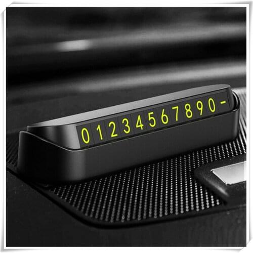 Car Styling Accessories Temporary Parking Card Phone for AUDI-A4 Mercedes-Benz-e-class vw-golf VII VOLKSWAGEN-passat
