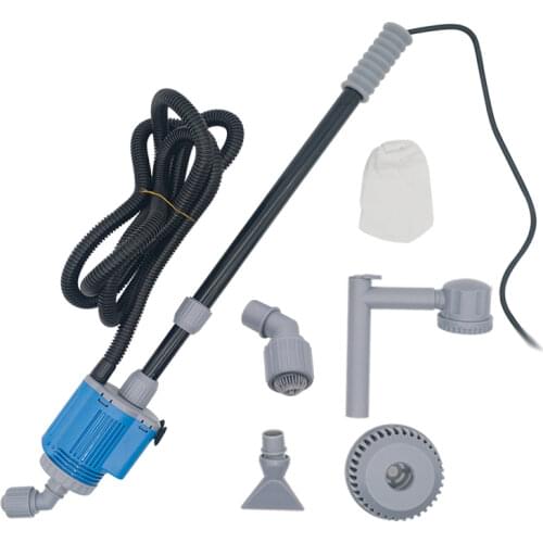 Aquarium Water Change Pump 20/28W Electric Fish Tank Cleaning Tool Vacuum Water Changer Gravel Cleaner Siphon Filter Pump