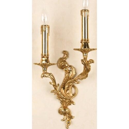 American vintage wall lamp E14 LED lights Loft brass wall sconces for Living Room Creative Wall Light Retro Copper night light