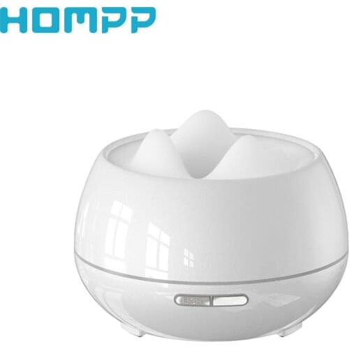 500ML Iceberg Aroma Diffuser Wireless Remote Control Essential Oil Intelligent Aromatherapy Light Machine for Office Help Sleep
