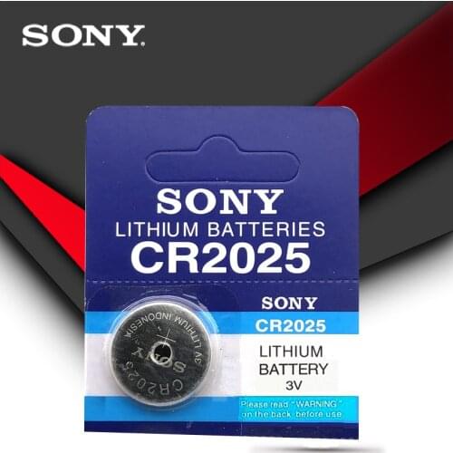 SONY Original cr2025 Button Cell Batteries cr2025 3V Lithium Coin Battery For Watch Calculator Weight Scale