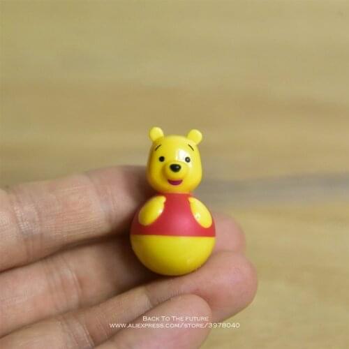 Disney Winnie the Pooh Tigger tumbler 3.5cm Action Figure Anime Decoration Collection Figurine Toy model for children gift