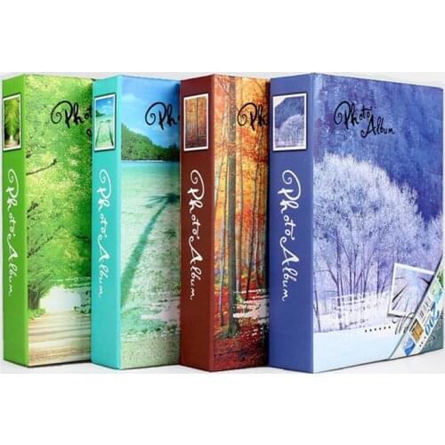 200 Sheets Season Photo Album Scrapbook Interleaf Type Classical 6 Inch Sping Paper Photo Album Free Shipping