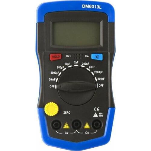 1Pc Durable Handheld LCD Digital Meter mF uF Circuit Gauge Capacitance Capacitor Tester Measurement Analysis Instruments