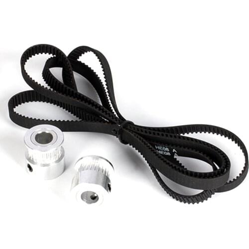 Z-Axis GT2 Timing Belt Pulley Kit 24 Teeth Synchronous Wheel and Belt for TRONXY X5SA