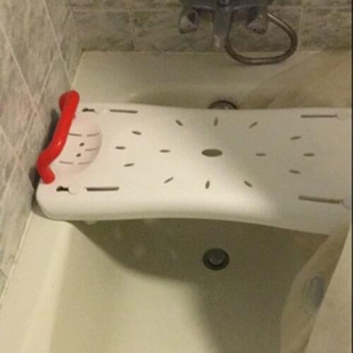 Matte non-slip bathtub armrest for the elderly odorless Eco-friendly material bathroom stool durable portable shower board