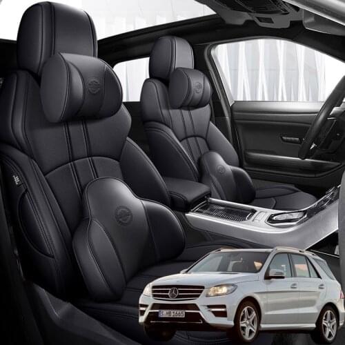 Nappa Leather 5 seats Car seat covers For Mercedes Benz ml 2006 2012 2013 2011 accessories