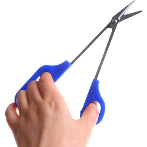 21cm Long Reach Easy Grip Toe Nail Toenail Scissor Trimmer for disabled Cutter Clipper Manicure Pedicure Trim Tool