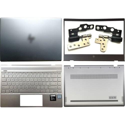 NEW Laptop LCD Back Cover/Front Bezel/Hinges/Palmrest/Bottom Case For HP ENVY 13-AD Series 928448-001 6070B1166301 Silver