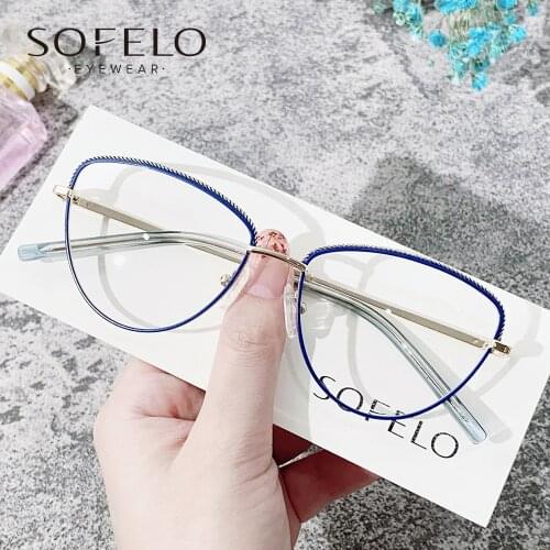 Cat Eye Prescription Glasses Women Myopia Progressive Eyeglasses Female Multifocal Bifocal Spectacles Ladies Optical Eyewear New