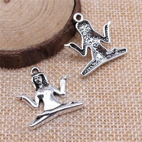 OUSBEIY Silver Pendants