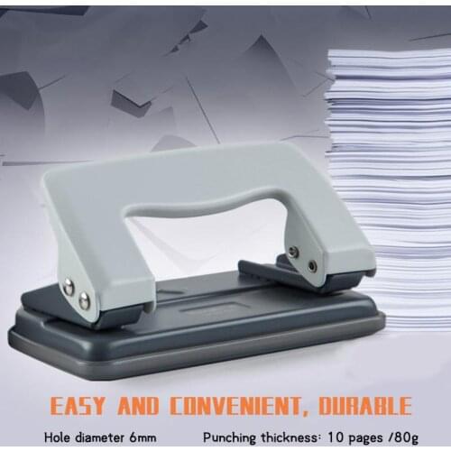 Double Hole Manual Metal Punch Double Hole Punch / 10 Pages 7520/25 Pages 7522 Multicolor Hole Diameter 6mm Punch