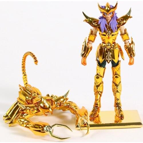 SG Model Saint Seiya Myth Cloth Gold EX DDP Scorpio Milo With Mini Totem/Object Knights of the Zodiac Action Figure In Stock