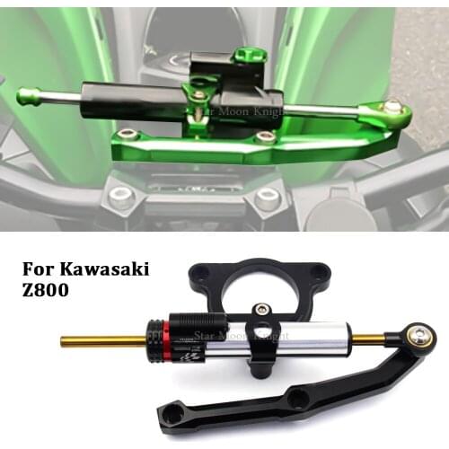 Motorcycle cnc Universal Stabilizer Damper Complete Steering Mounting Bracket For KAWASAKI Z800 2013 2014 2015 2016