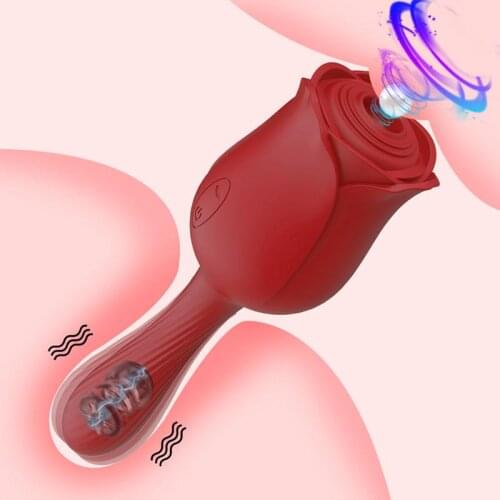 Female Clit Sucker Clitoris Vacuum Vibrating Dildo Sexual Goods Sucking Rose Vibrator Sex Toys for Women Adults sex shop