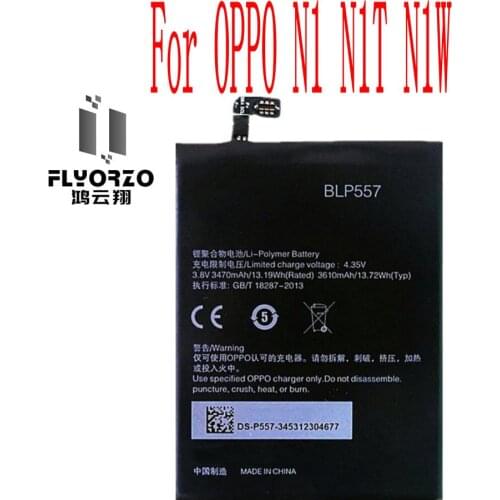 High Quality 3470mAh BLP557 Battery For OPPO N1 N1T N1W Cell Phone