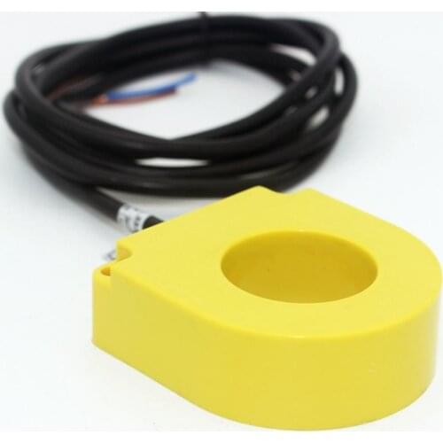 Yellow 30mm Hole DC 6-36V 3 Wire NPN N/O HX-DGS-30N Inductive Ring Proximity Sensor Switch For Metal Screw Spring