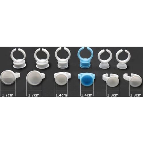 100pcs Eyelash Extension Glue Rings Professional Mink Eyelashes Extensions Makeup Tool Maquiagem Ferramenta Wimper