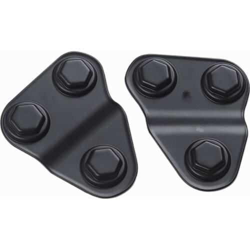 2PCS Door Screw Protector Cover Trim Anti-Rust for Jeep Wrangler JL JLU JT 2018 2019 2020 2021 Car Accessories