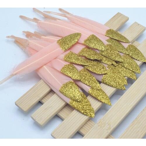20 pcs beautiful colorful duck feathers & DIY sewing decorative handicrafts accessories