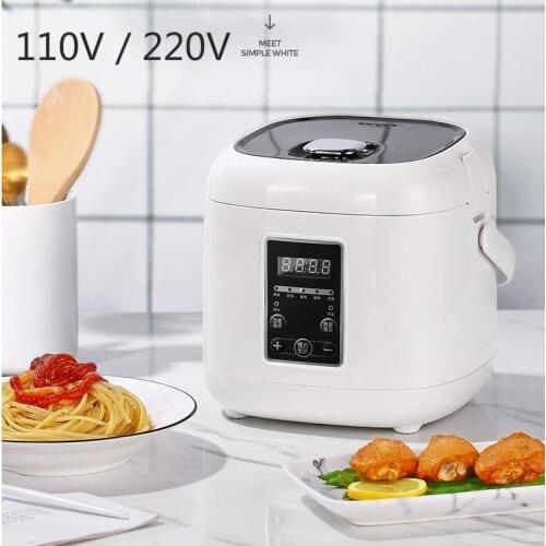 220V/110V 2L Authentic Rice Cooker PP Plastic and Stainless Steel Food Grade Liner Household Rice Cooker 300W
