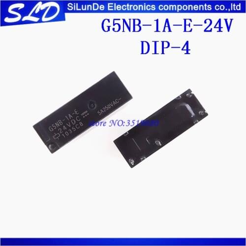 Free Shipping 50pcs/lot G5NB-1A-E-24VDC G5NB-1A-E-DC24V G5NB-1A-E-24V new and original in stock