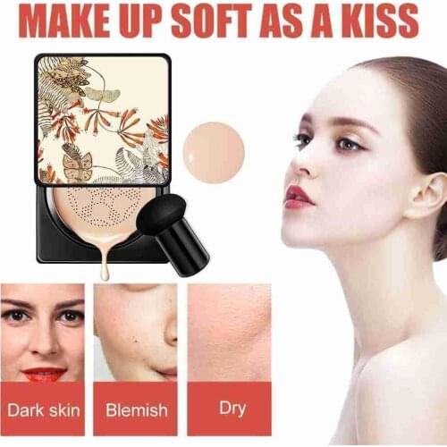 20g Mushroom Cushion BB Cream Moisturizing Concealer Invisible Pore Acne Indian Student Foundation Liquid Makeup Cosmetic