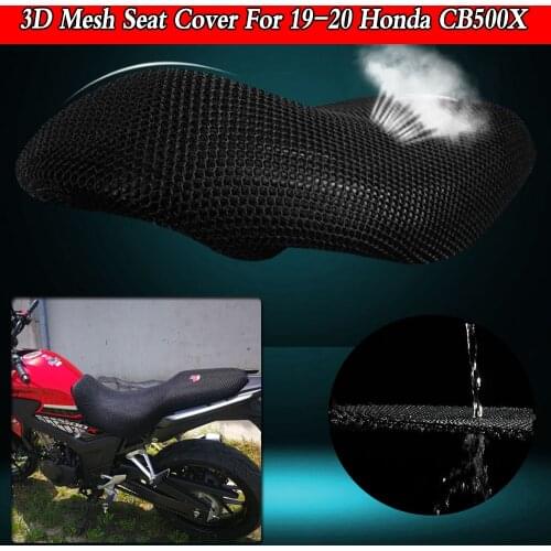 For Honda CB500X CB 500X Seat Cowl Cushion Cover Net Insulation Breat 3D Mesh Protector Motorcycle Accessories 2019 2020 2021