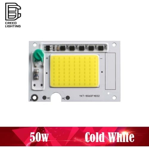 COB LED Lamp Chip 50W AC 220V Cold White No Need Driver LED Flood Light Bulb Chip DIY Spotlight Floodlight Chip