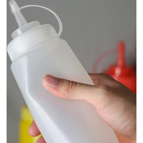 Plastic Squeeze Bottle Dispenser 8oz for Sauce Vinegar Oil Ketchup Cookling tools Kitchen Accessories