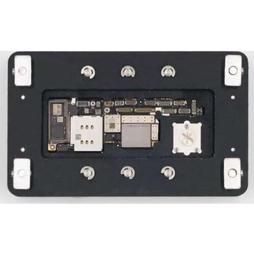 For iPhone X XS XS MAX Fixed Platform Lock Plate Repair Clamp Maintenance Fixture Upper and Lower Welding of MainBoard