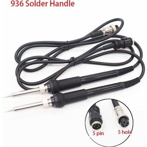 NOVFIX Electric Soldering Iron 936 Welding handle 5pin 5 hole 50W 24V Iron Handle Replacement Repair Tool