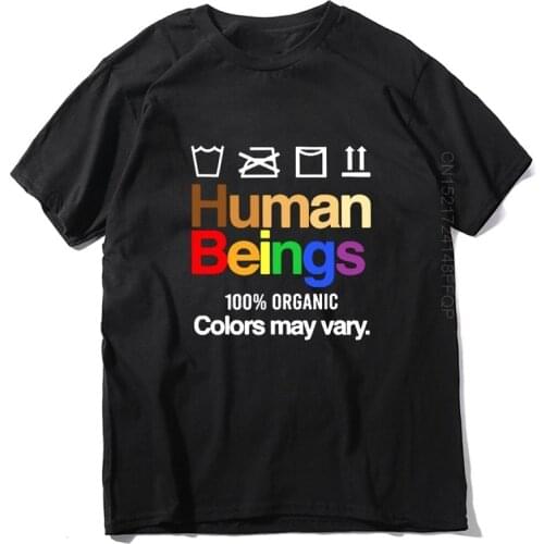 Human Beings 100% Cotton Organic May Vary T Shirt Funny Gift Crew Neck T-Shirt For Men Summer Fashion Sweatshirt Homme