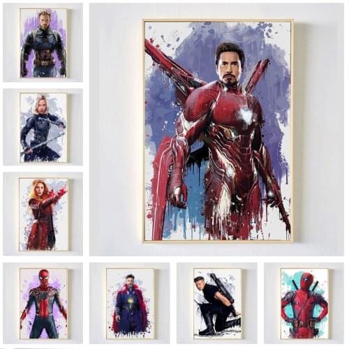 Movie Character Spider Canvas Painting Wall Art Nordic Posters And Prints Wall Pictures Living Kids Room Decor Home Decoration