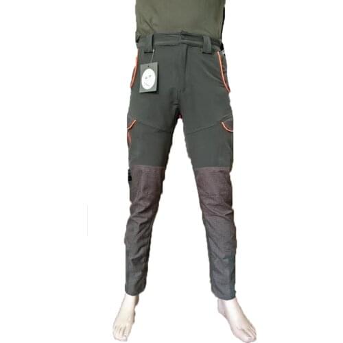 Mens trousers pants hunting waterproof orange slim stretch