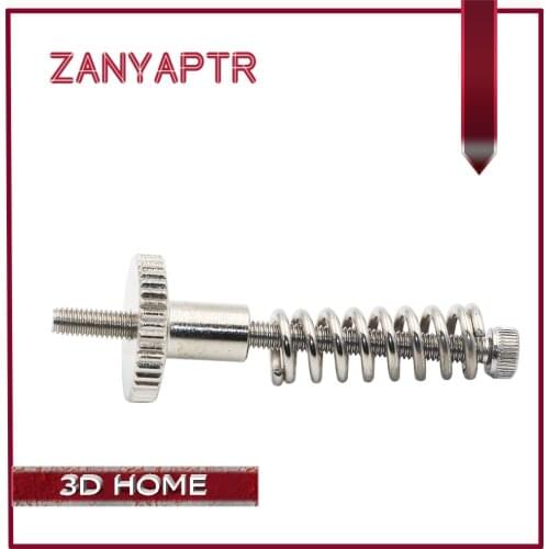 New 4 Set/lot Ultimaker 2 Hot Bed Spring Leveling Kit Adjustment Nut+4*Springs+4*M3 Screw Heatbed Kit For 3D Printer