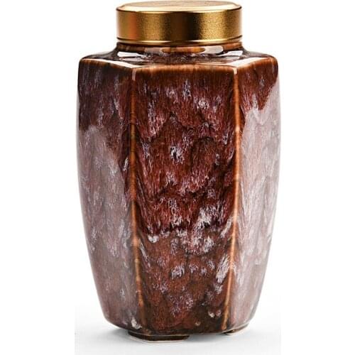 Commemorate Prismatic Urns Funeral Urns for Human Ashes Pet Cat Dog Urns Ceramic Urn Offin Box Funeral Ashes Urn Adult