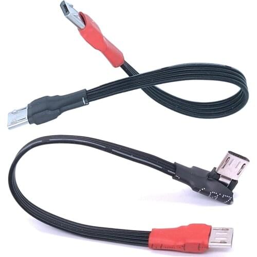 1pc Micro USB Type B Male To MINI & Micro B Male 5Pin Converter OTG Adapter Lead Data Cable 20cm / 1m 3ft