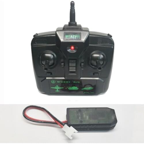 RC 2.4G 3CH Transmitter+Receiver Board Transmission Receiving Remote Control for Differential Aircraft Model Accessories