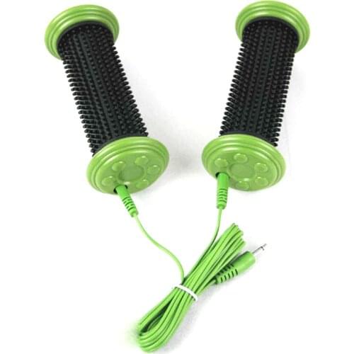 Hand Therapy Grenade Electrode Hand Holding Conductive Tens Electrode Rod Treatment Hand Numbness Acupuncture Point Massager