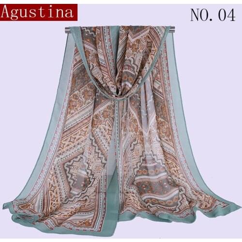Scarf poncho hijab women chiffon jersey print shawl sandy beach sunscreen long fashion winter scarves accessories retro elegant