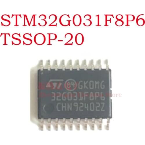STM32G031F8P6 STM STM32 STM32G STM32G031 STM32G031F8 TSSOP-20 IC MCU
