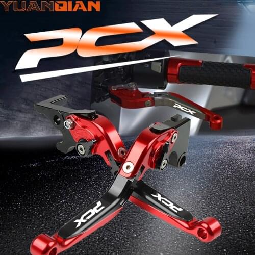 PCX 125 150 Motorcycle Extendable Folding Adjustable Brake Clutch Levers Scooter For HONDA PCX 125 150 PCX125 PCX150 All Years