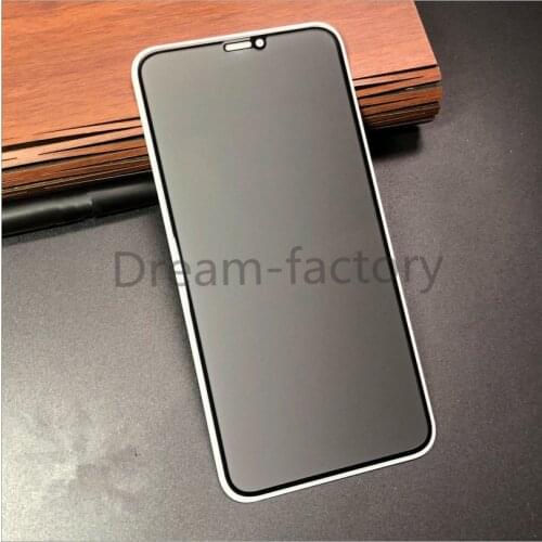 1000PCS Full Cover Privacy Tempered Glass Antispy Screen Protector for iPhone 12 Mini 11 Pro Max X Xs Max Xr 6 6S 7 8 Plus