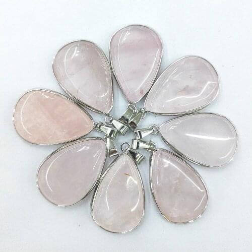 1pc Natural Agates Stone High-quality Drop-shaped Pendant Chain for Charms Womens Jewelry Making DIY Necklace Accessories Wicca